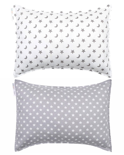 ALVABABY Toddler Pillowcases 2 Pack Organic Cotton Kids Pillow Cover Fit 13"x 18" or 12"x23"