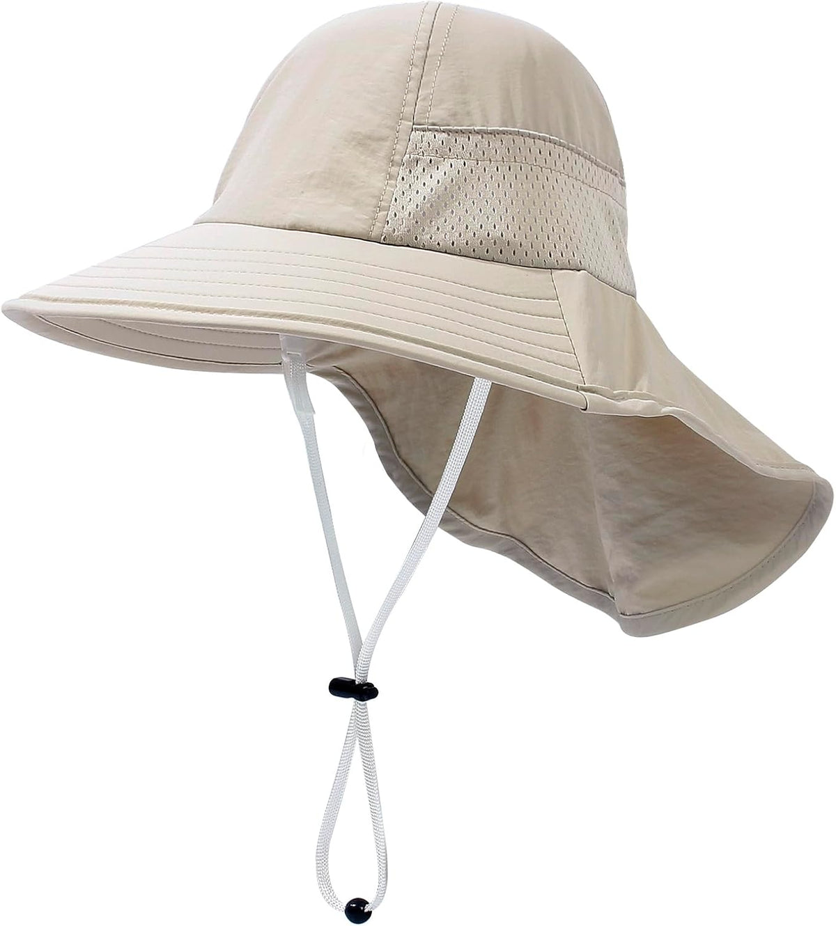 CHUNG Baby Sun Protection Hat Summer Toddler Adjustable UPF 50+ Wide Brim Neck Flap Beach Caps Boys