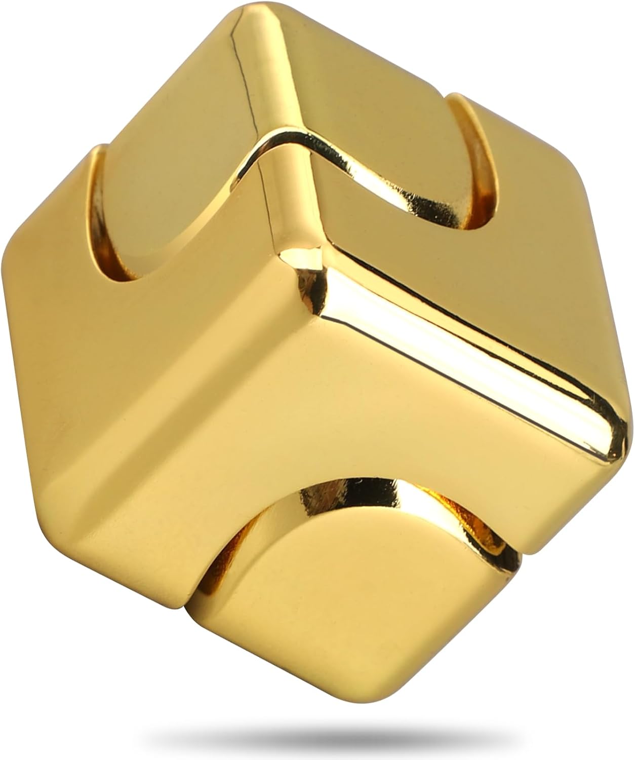 Gold Cube Fidget Spinner for Kids, Fidget Toy, Cool Hand Spinner Gift Toys Autism Sensory Toy