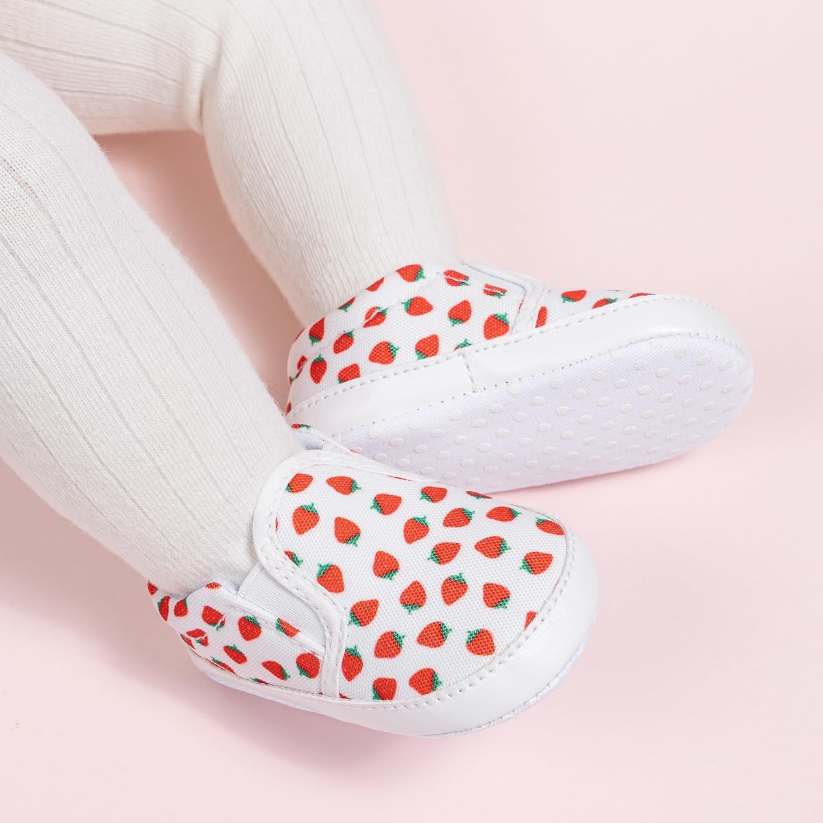Morbido Infant Baby Boys Girls Canvas Sneaker Toddler Slip On Anti Skid Newborn First Walkers Candy