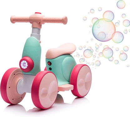 6V Electric Baby Balance Bike for 1 Year Old Boys Girls Ride on Toys 12-48 Months Toddler Balance