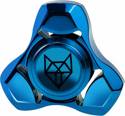 FREELOVE Metal Fidget Spinner, Stainless Steel Heavy, Long Spinning Toys, Cool Silent, Small Mini
