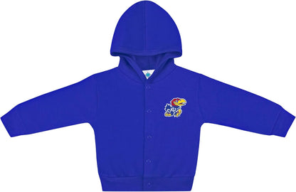 Creative Knitwear College Baby Snap Hooded Jacket - Team Logo, Multiple Colors, for Boys & Girls