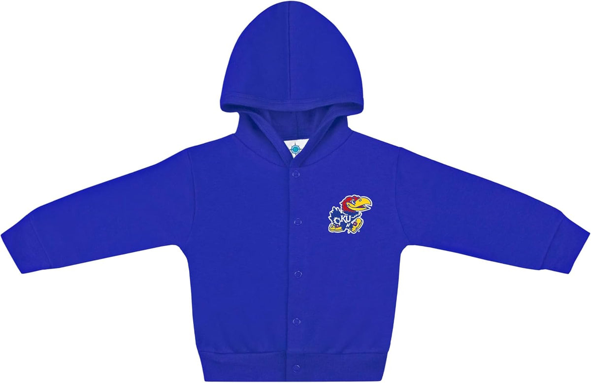 Creative Knitwear College Baby Snap Hooded Jacket - Team Logo, Multiple Colors, for Boys & Girls