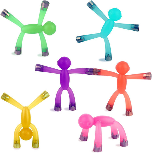 6pcs Magnetic Toys,Magnet Men for Kids,Magnetic People Figures for Kids,Magnetic People for