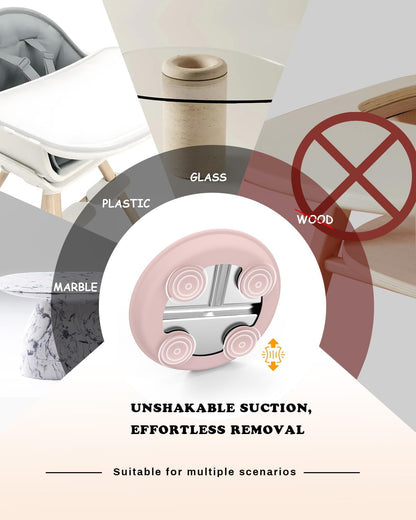 Stainless Steel Baby Plate with Suction, 9” Divided Toddler Plates with Removable Silicone Sleeves