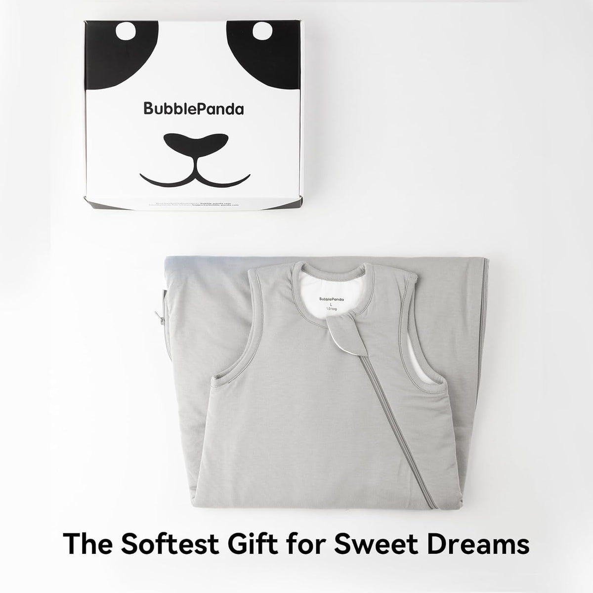 BubblePanda Rayon Made from Bamboo Sleep Sack 12-18 Months 0.5 Tog Soft Lightweight Toddler Sleep