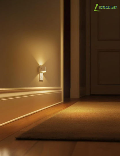 L LOHAS LED Night Lights Plug into Wall, Dimmable Night Light with 3 Level Brightness, 3000K Soft
