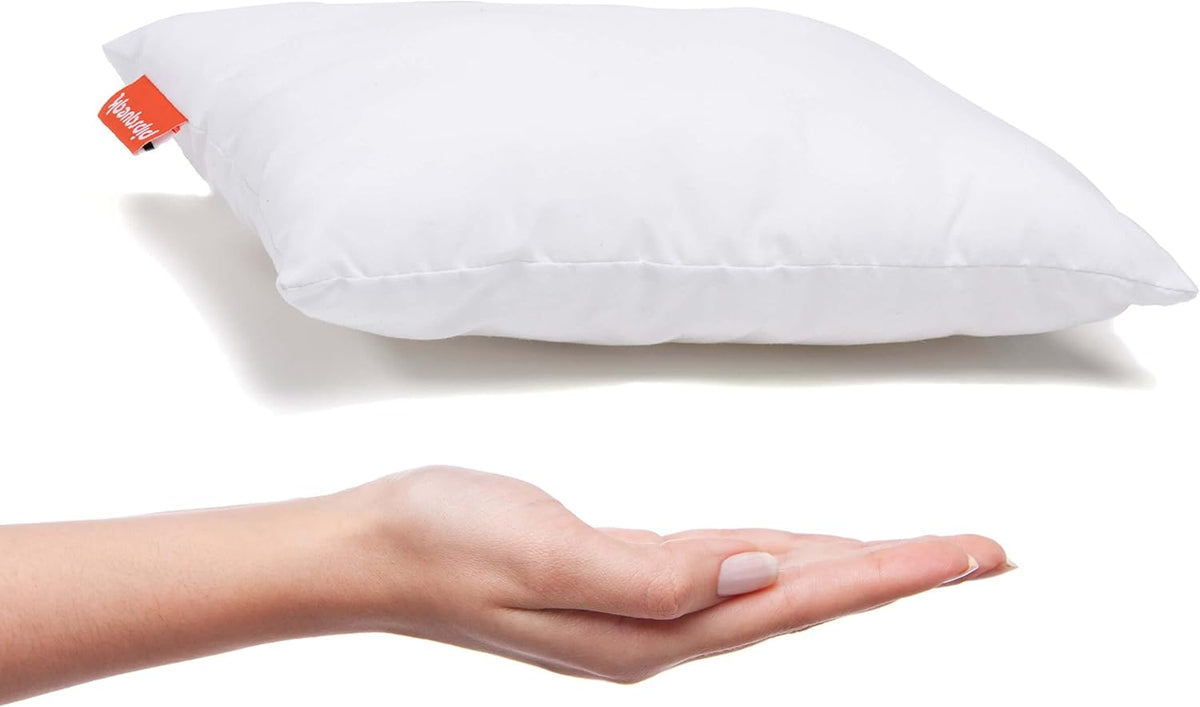 Pipsqueak Microfiber Pillow - Small, Mini, Tiny - 11 x 7 in - Perfect for Travel, Cars, Airplanes