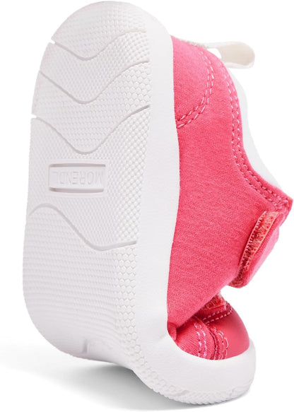 MORENDL Wide Toe Box Shoes Toddler Barefoot Shoes Baby Walking Shoe Boy Girl Non-Slip Zero Drop