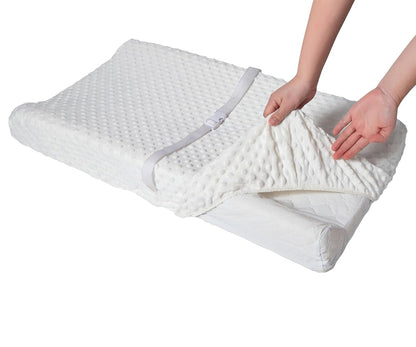 Baby Changing Pad Cover, Super Soft Plush Dot Diaper Changing Table Covers for Baby Girls and Boys