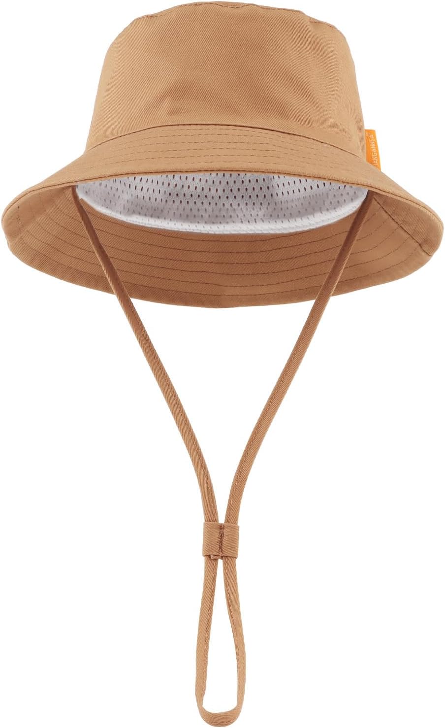 JANGANNSA Cotton Baby Sun Hat Infant Toddler Boys Girls Bucket Hats Summer Sun Protection Kids