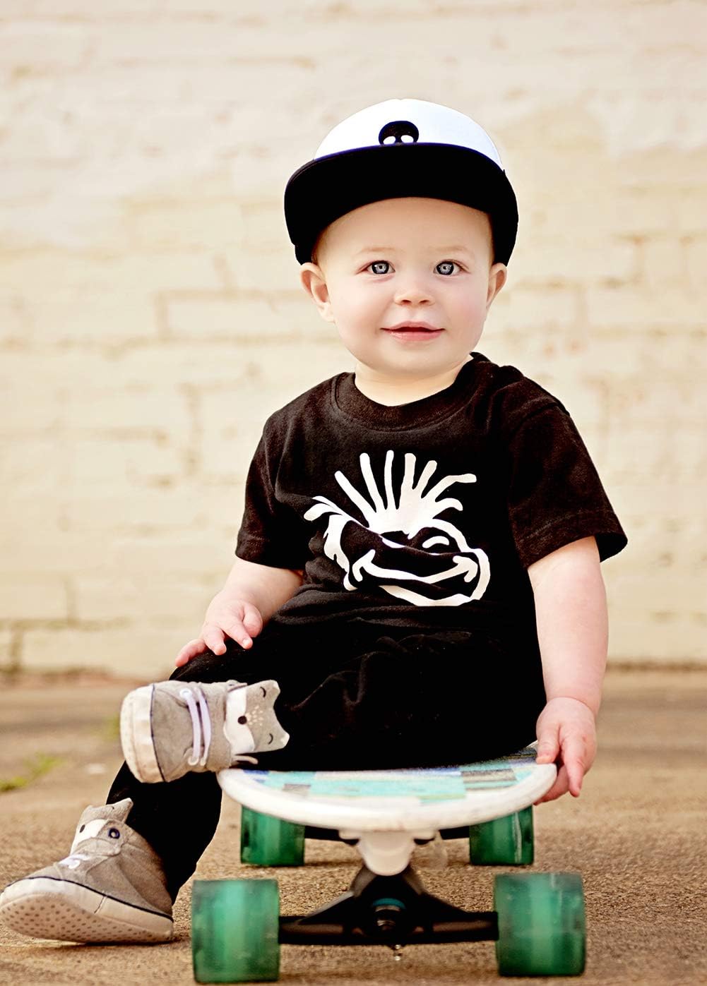 Baby Hats - Baseball Hat, Newborn Youth Flat Brim Mesh Trucker Surf Skate Bubba Bro Fitted Beach