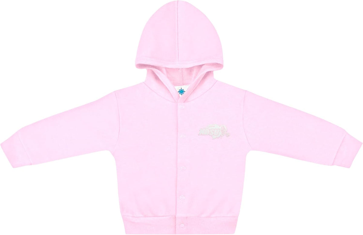 Creative Knitwear College Baby Snap Hooded Jacket - Team Logo, Multiple Colors, for Boys & Girls