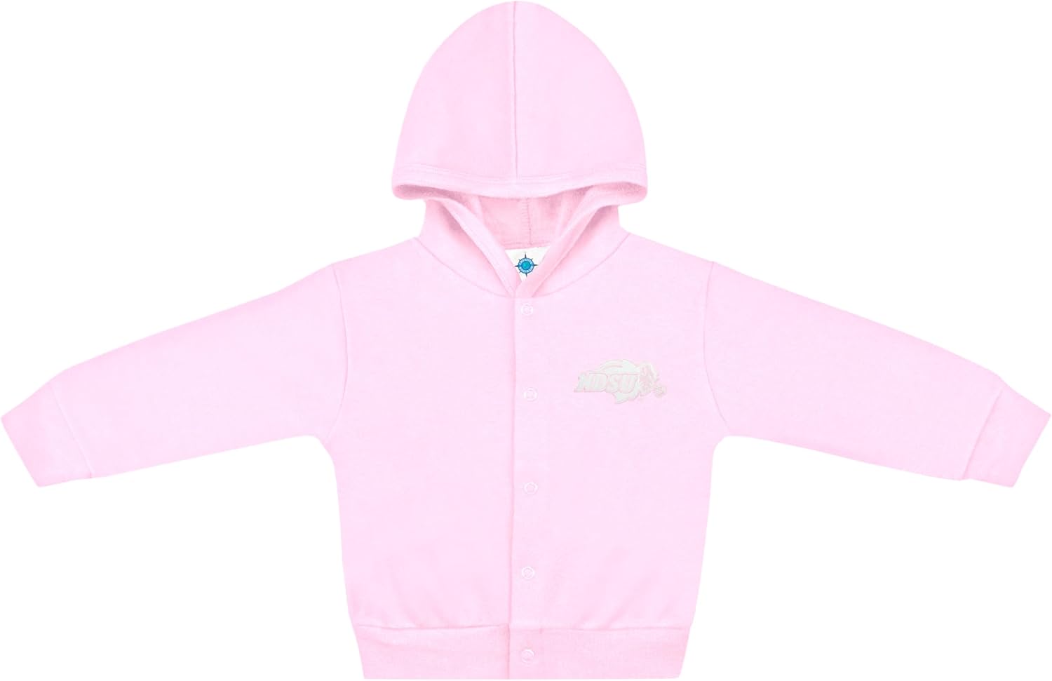 Creative Knitwear College Baby Snap Hooded Jacket - Team Logo, Multiple Colors, for Boys & Girls