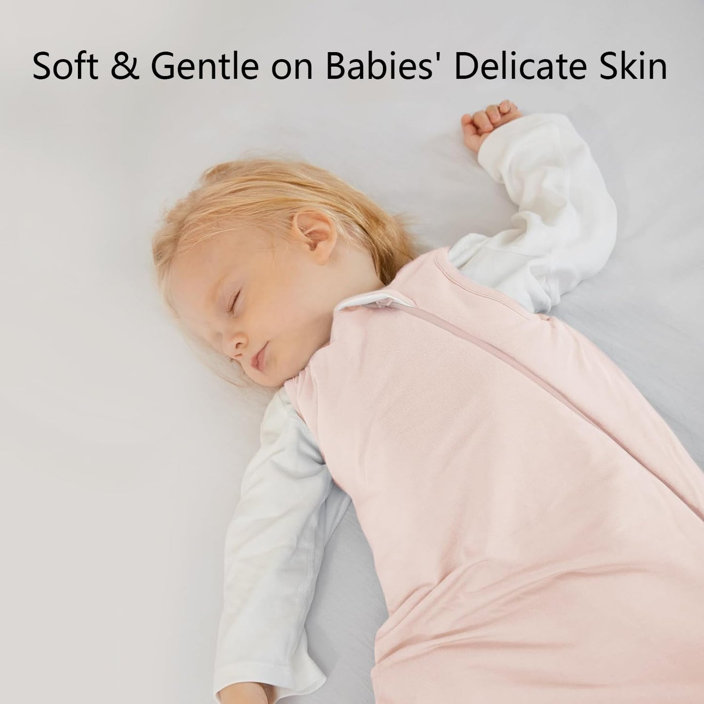 BubblePanda Rayon Made from Bamboo Sleep Sack 0-6 Months 0.5 Tog Soft Newborn Sleep Sack 3-6 Months