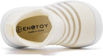 Engtoy Baby Shoes & Socks - Non-Slip Breathable Slippers with Soft Rubber Sole - Baby Boys & Girls