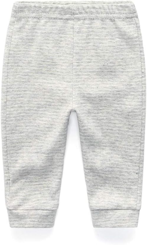 Unisex Newborn Baby Cotton 4-Pack Pants Embroidery Pringting Casual Leggings 0-24 Months for Boys