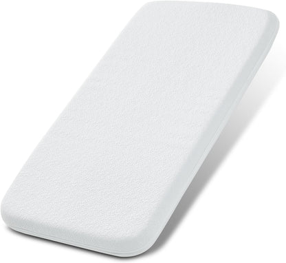 NeoBorn Baby Bassinet Mattress Pad, 35" x 20" Dual Sided Comfort Gel Memory Foam Mattress with