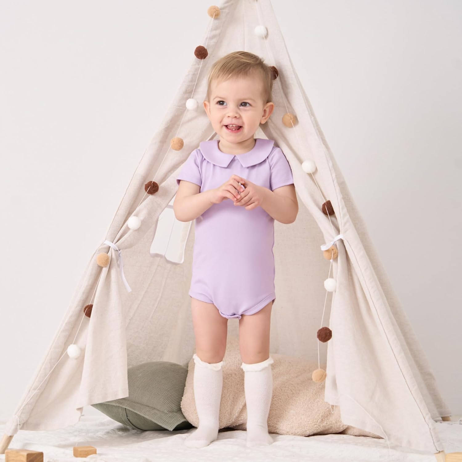 pureborn Baby Boys Girls Bodysuit Super Soft Cotton Romper 0-24 Months