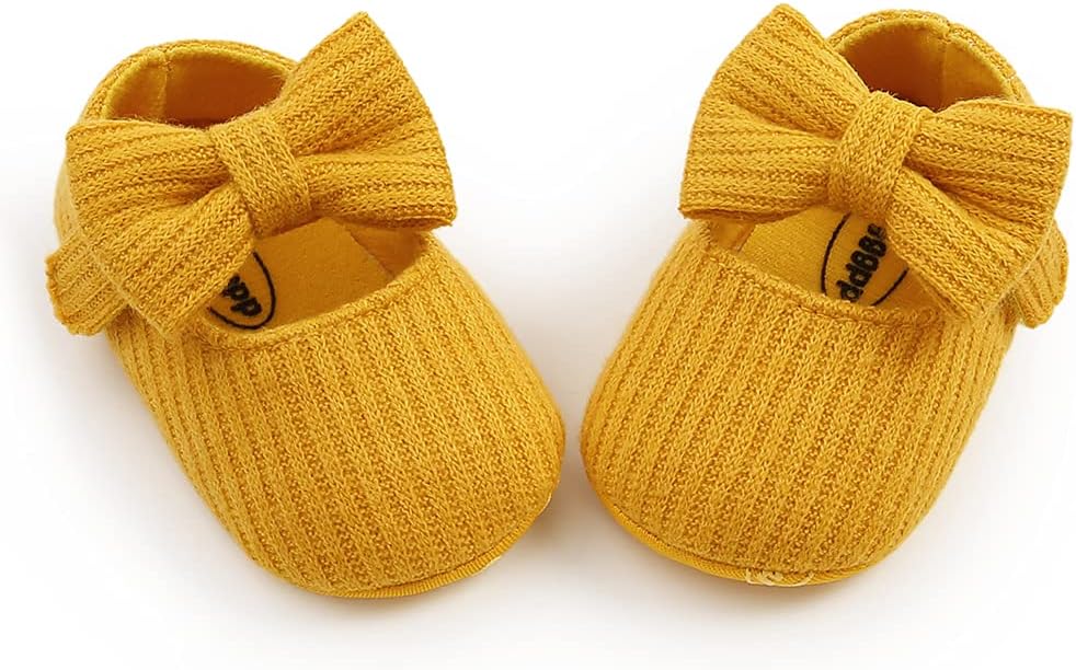Baby Shoes Mary Jane Flats Non Slip Soft Sole Infant Toddler Sneakers First Walkers Party Christmas