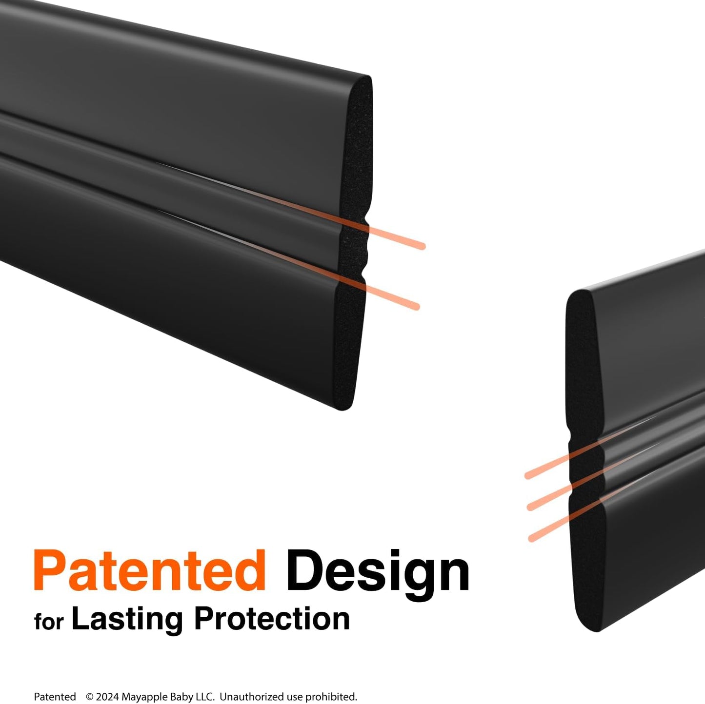 Roving Cove PreFit (Classic) Furniture Edge Corner Protector (Standard 15ft Edge 4 Corners), Baby