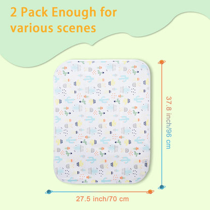 Baby Changing Pad Changing Table Pads Waterproof Large Size 37.5x27.5 Inch Portable Diaper Changing