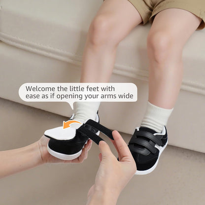 Toddler Wide Toe Box Barefoot Shoes Boys Girls Sneakers Zero Drop Kid Tennis Running Shoes