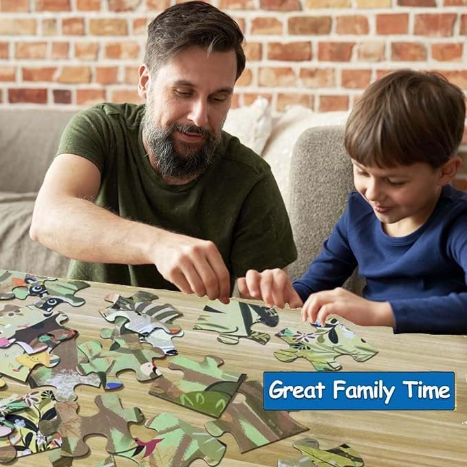 Jumbo Floor Puzzle for Kids, Large Jigsaw Puzzles 35 Piece for Kids Ages 3-5,Preschool Learning &