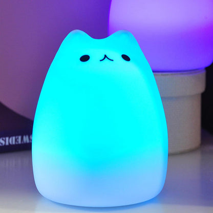 Cat Lamp, Cute Kitty Night Light with Remote Control, Christmas Gifts for Girls Boys Teens