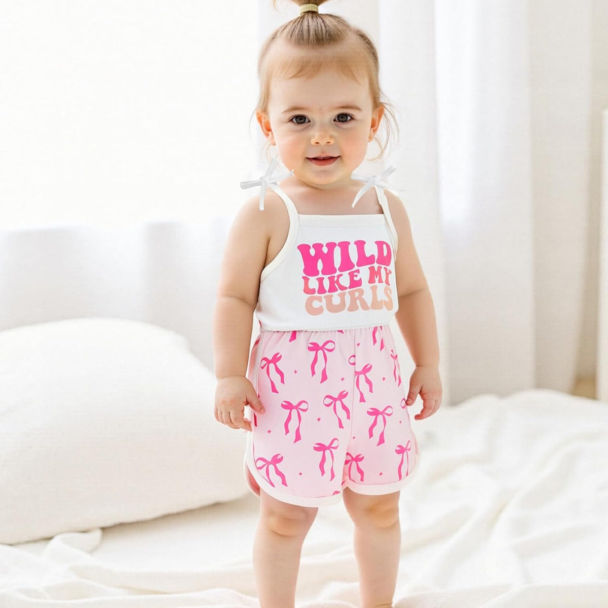 WZTYYDS Toddler Baby Girl Summer Clothes Floral Romper Tie-Up Strap Halter Jumpsuit Infant Summer