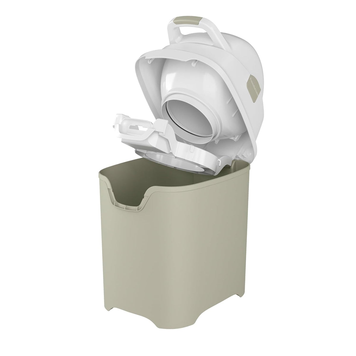 Foundations Mini Diaper Pail with Airtight Lid - Durable & Odorless Diaper Disposal, Large