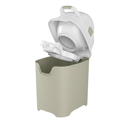 Foundations Mini Diaper Pail with Airtight Lid - Durable & Odorless Diaper Disposal, Large