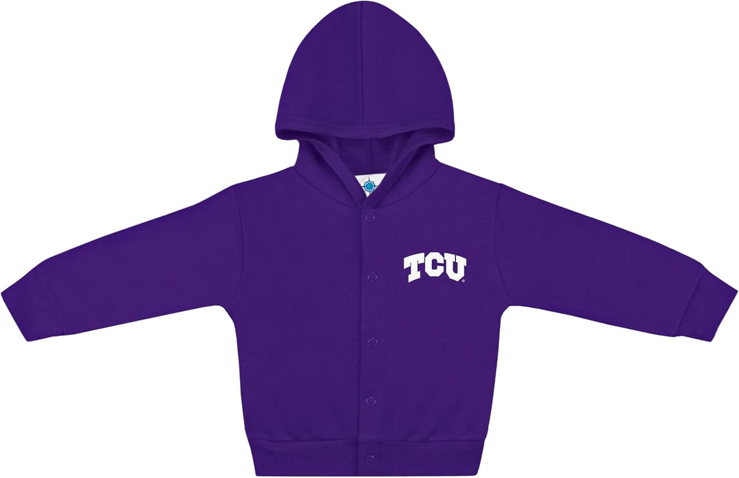 Creative Knitwear College Baby Snap Hooded Jacket - Team Logo, Multiple Colors, for Boys & Girls