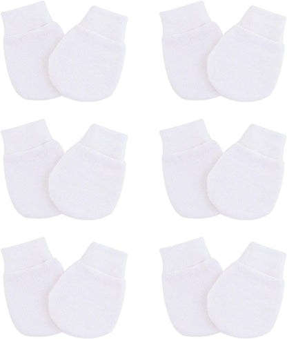 Baby Mittens No Scratch Mittens Infant Soft Gloves Mittens for 0-6 Months Boys Girls