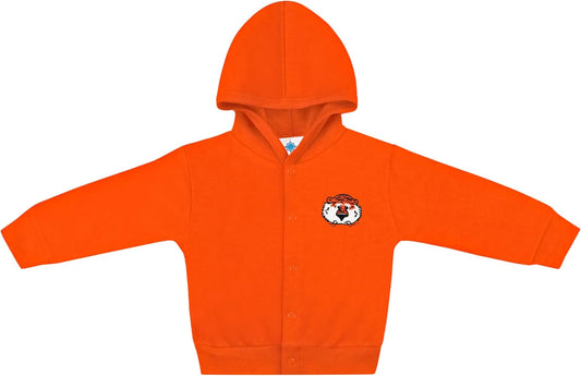 Creative Knitwear College Baby Snap Hooded Jacket - Team Logo, Multiple Colors, for Boys & Girls