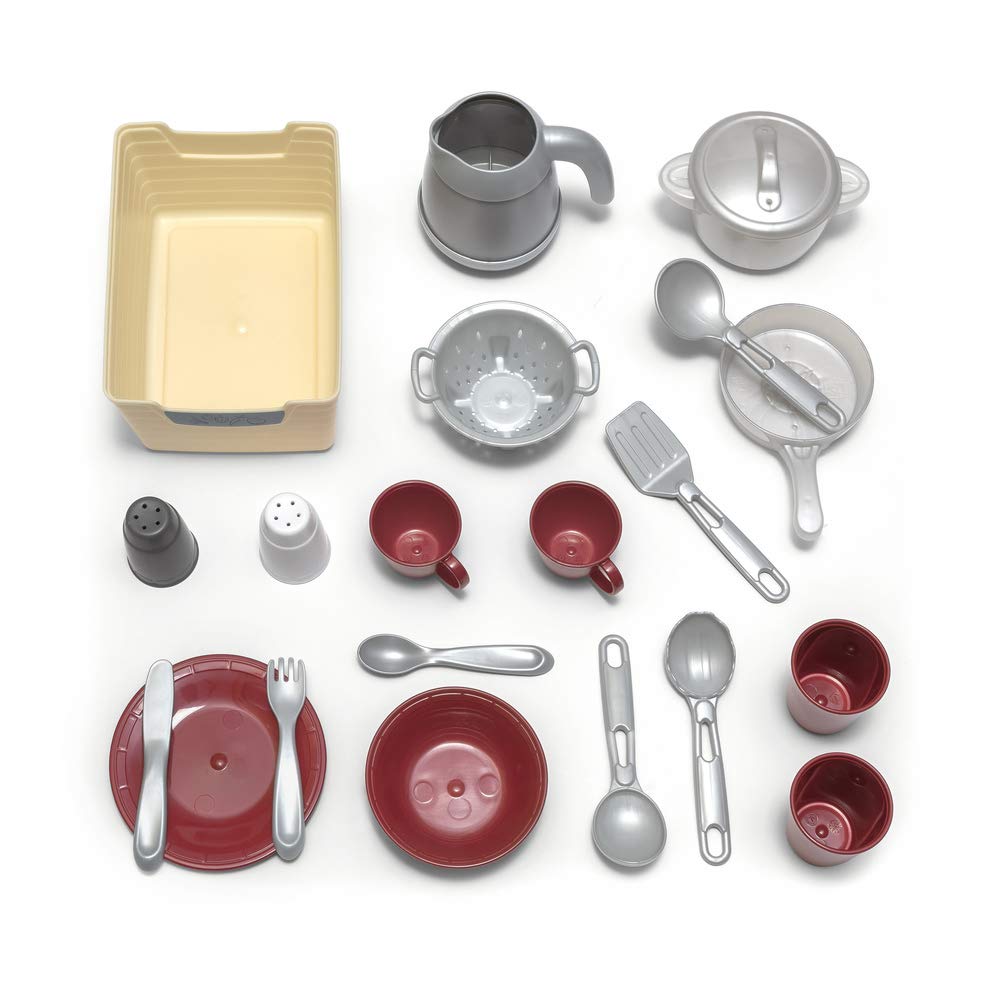 Step2 Timeless Trends Kids Kitchen Playset, Indoor/Outdoor Kitchenette, Interactive Play with