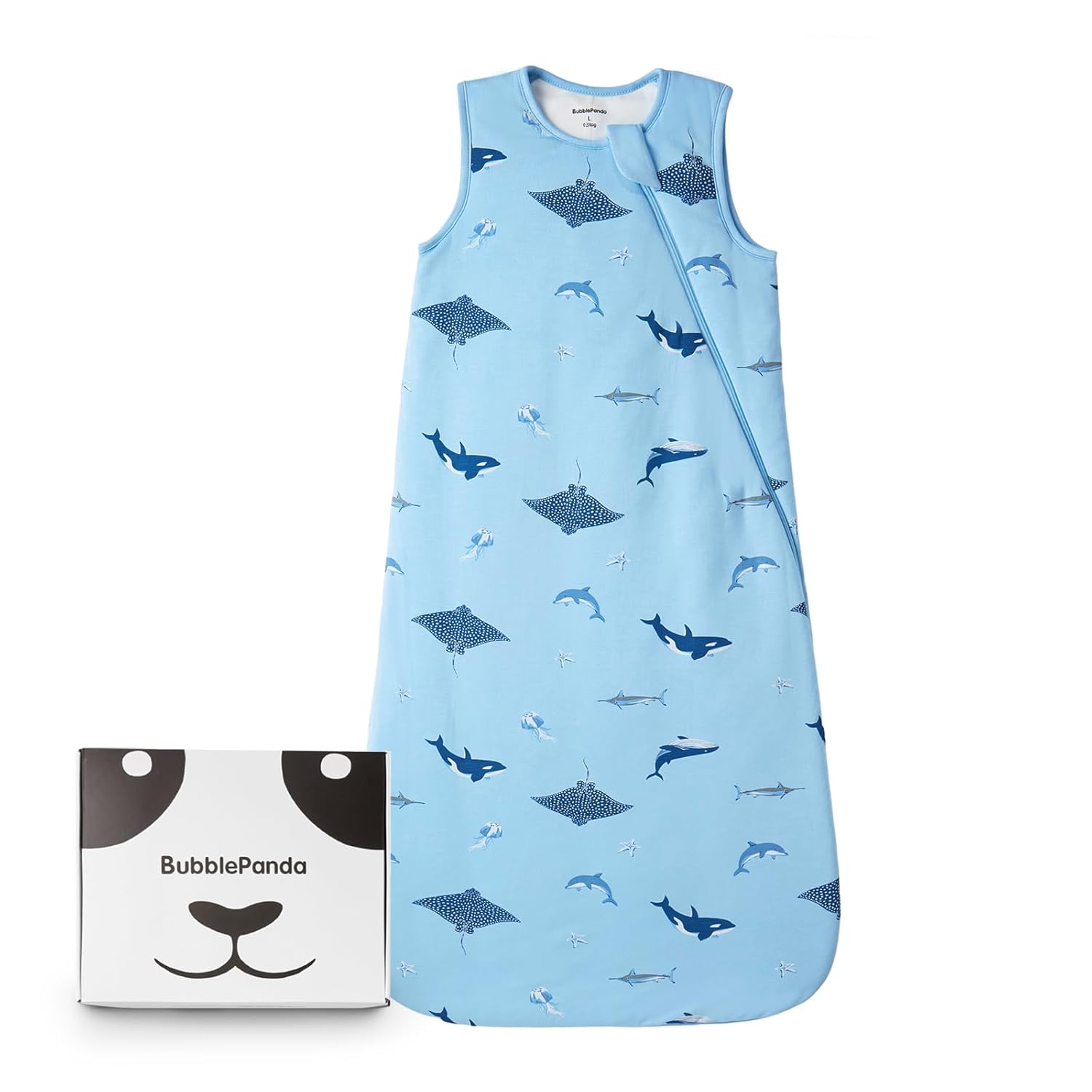 BubblePanda Rayon Made from Bamboo Sleep Sack 12-18 Months 0.5 Tog Soft Lightweight Toddler Sleep