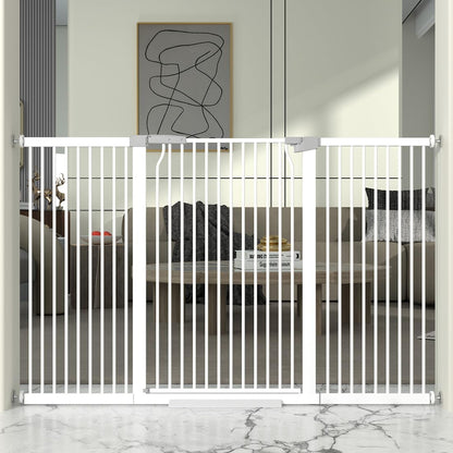 41" Extra Tall and Wide Baby Gate, 63-65.7'' Wide Pet Cat Gate for Doorway, Extra Wide Pressure