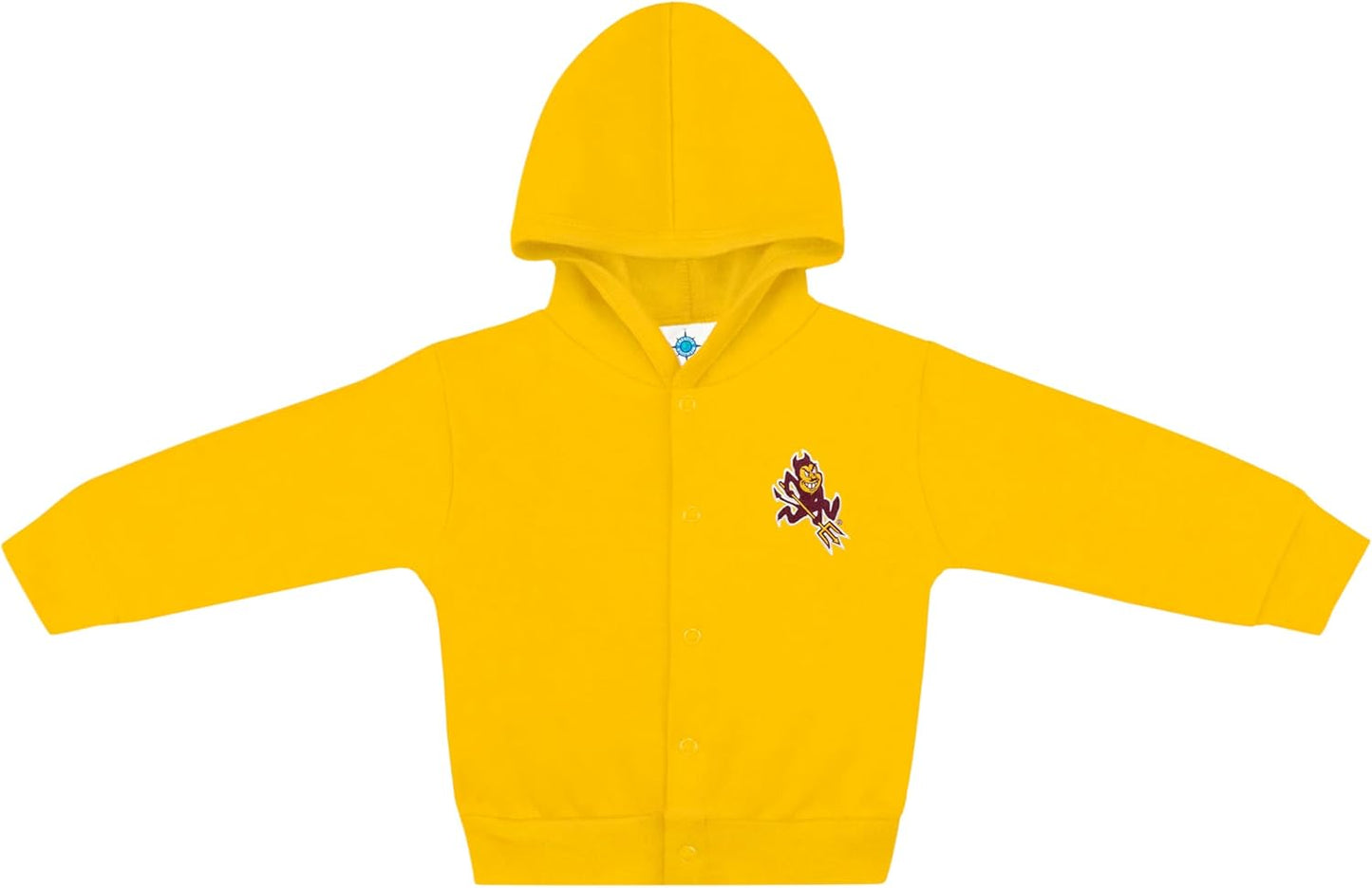 Creative Knitwear College Baby Snap Hooded Jacket - Team Logo, Multiple Colors, for Boys & Girls