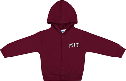 Creative Knitwear College Baby Snap Hooded Jacket - Team Logo, Multiple Colors, for Boys & Girls