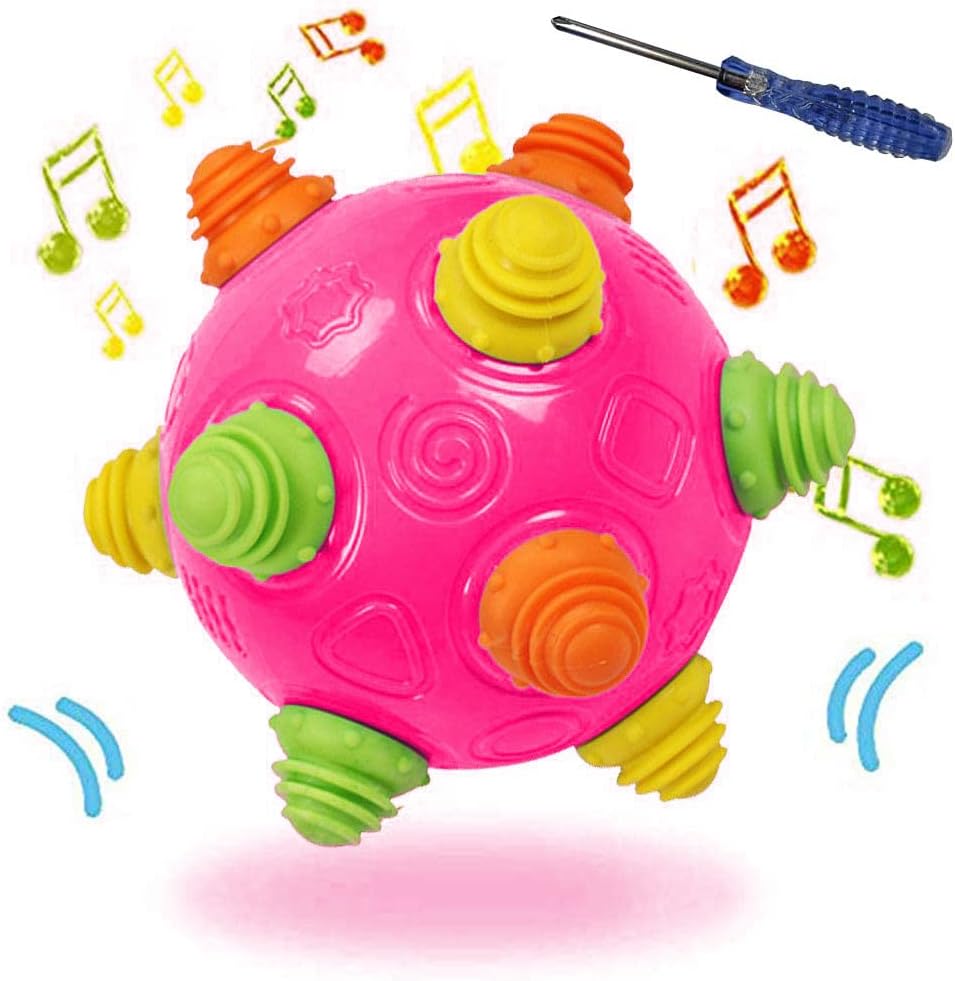 Toddler's Music Dancing Shake Ball - Move, Crawl, Bounce, Sensory Learning for Kids and Babies, Fun