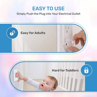 48 Pack Outlet Covers Baby Proofing, Provide Shock Prevention and Easy Installation, Safe and