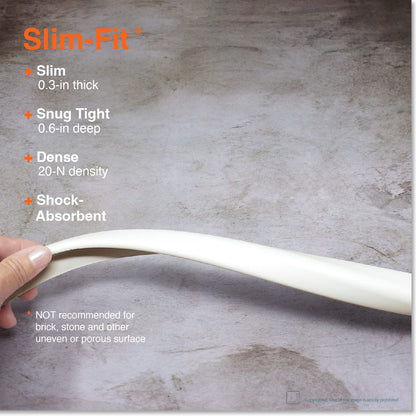 Roving Cove Slim-Fit Edge Protector for Baby Proofing (9ft Small Edge Only), Soft Rubber Foam