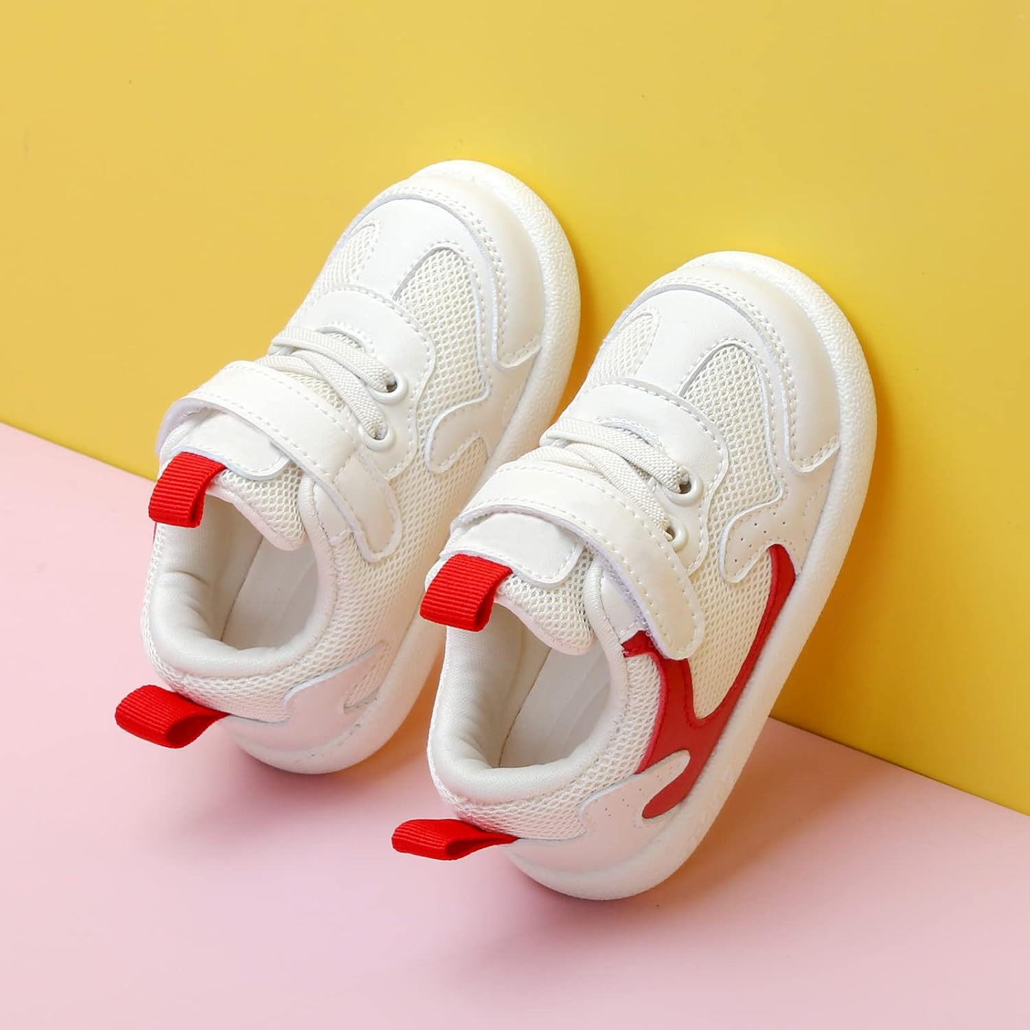 Baby Boy Girl Shoes Infant Non Slip Sneakers Breathable Lightweight Toddler First Walking Shoes 6