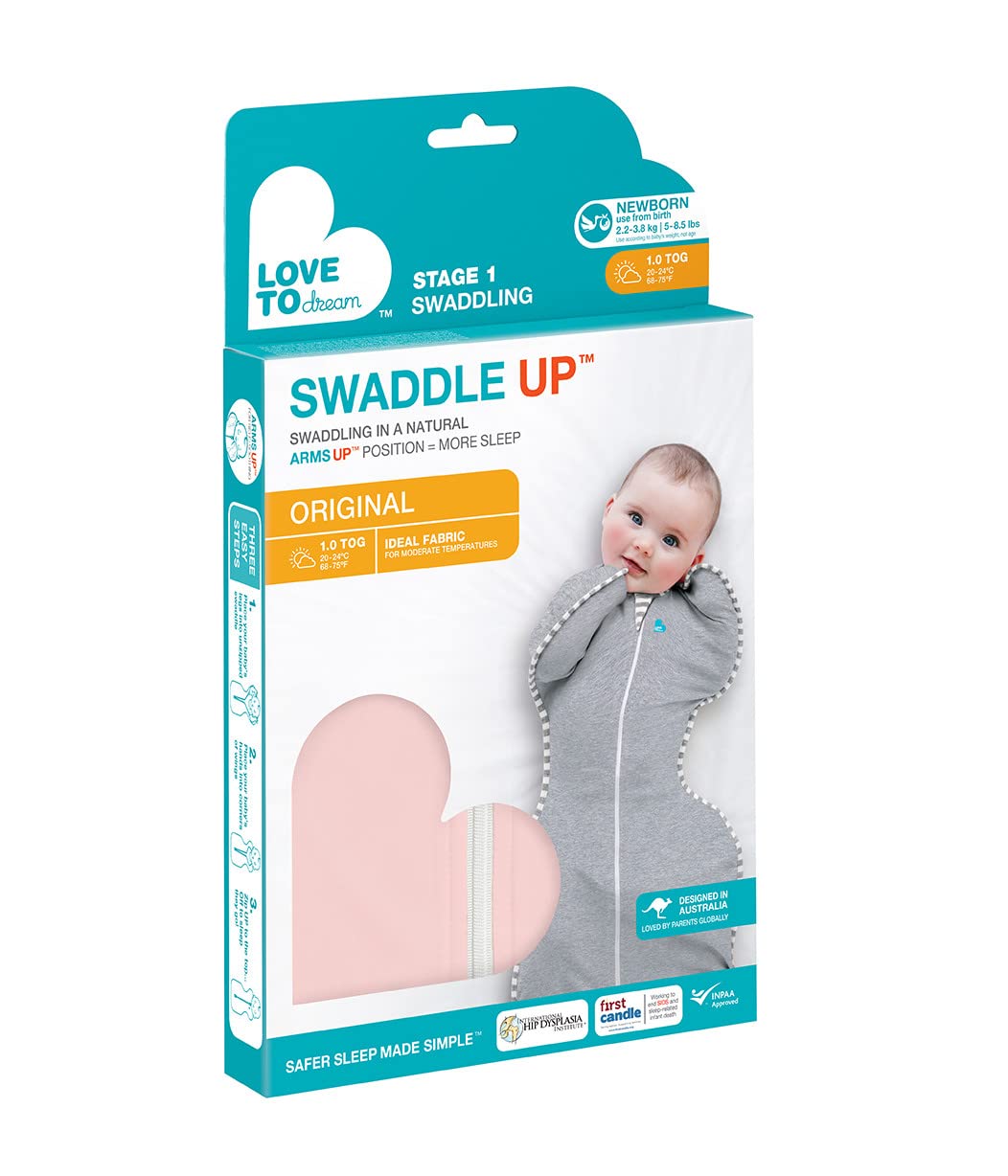 Love To Dream Swaddle UP Self-Soothing Sleep Sack 8-13 lbs., Dramatically Better Sleep, Snug Fit