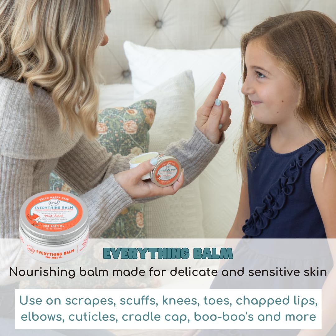 Lane & Co Everything Balm - Plant-Based Baby Care Balm for Diaper Rash, Cradle Cap, Chapped Lips