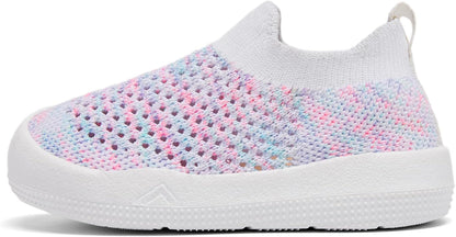 Eashi Baby Boy Girl Non-Skid Indoor Infant Walking Shoes Breathable Warm Elastic Sock Shoes with