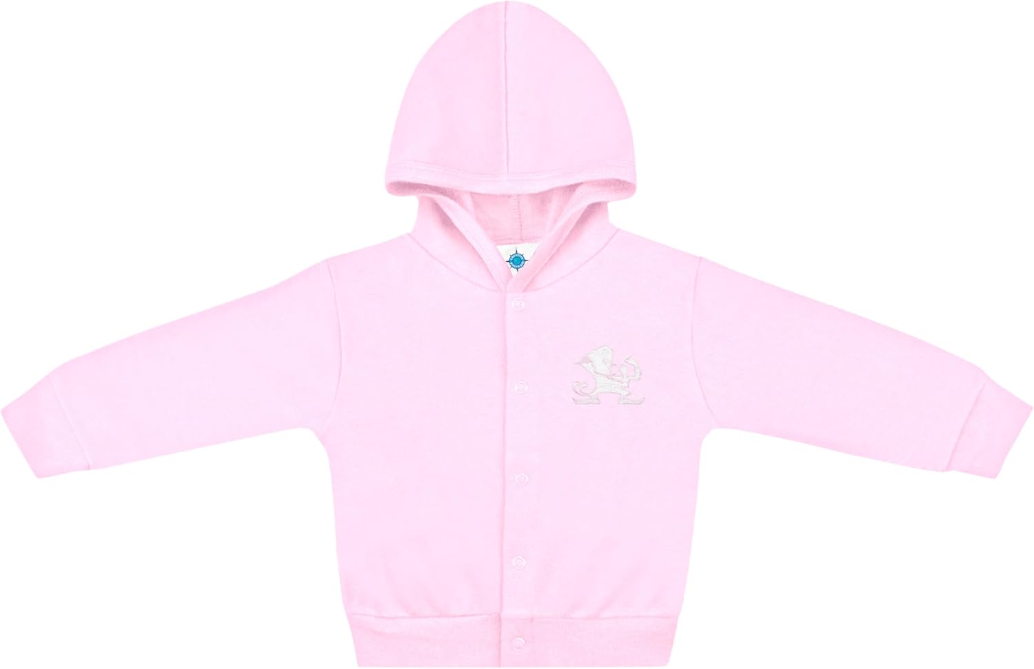 Creative Knitwear College Baby Snap Hooded Jacket - Team Logo, Multiple Colors, for Boys & Girls