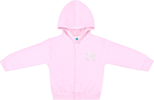 Creative Knitwear College Baby Snap Hooded Jacket - Team Logo, Multiple Colors, for Boys & Girls